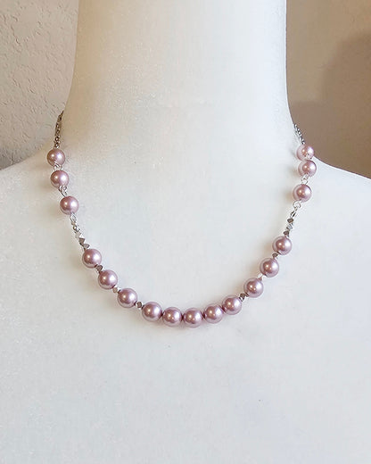 Rose Pearl Necklace