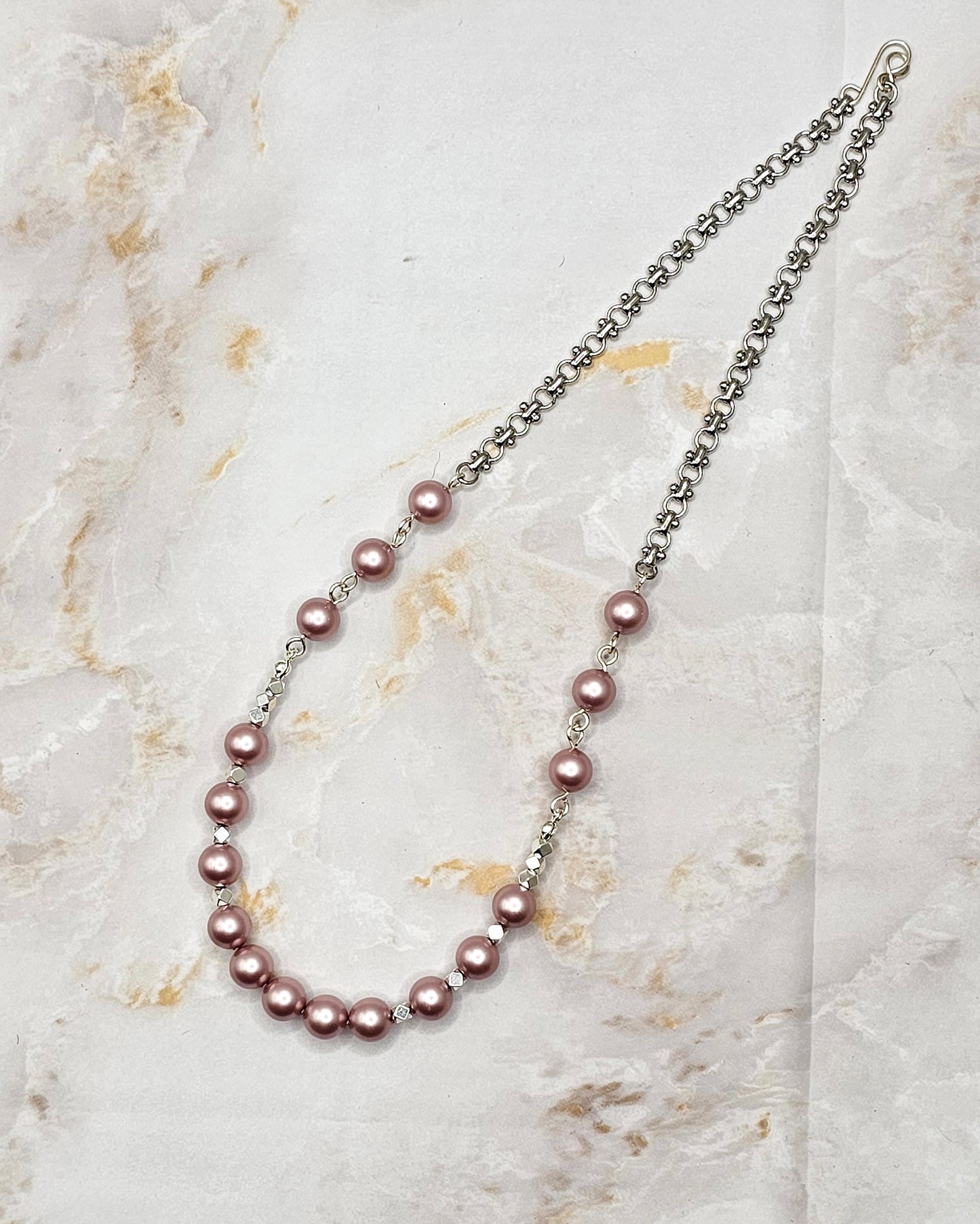 Rose Pearl Necklace