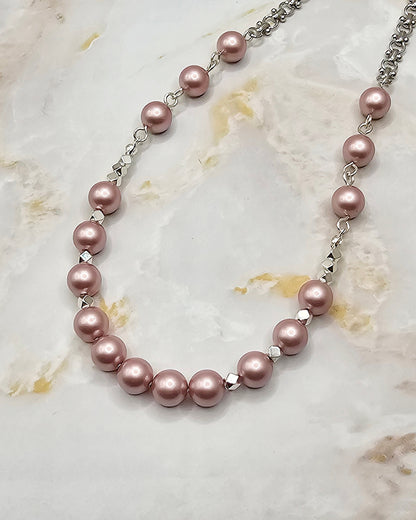 Rose Pearl Necklace