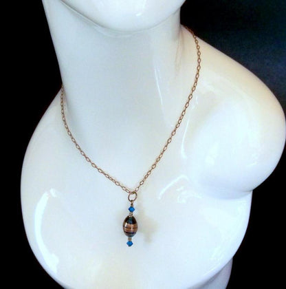 Necklace Pendant Capri Blue