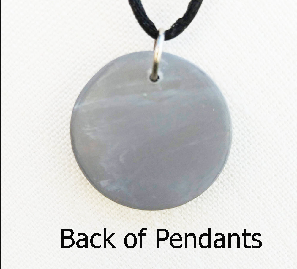 Faux Cement Pendants with Nautical Charms 1 - 4
