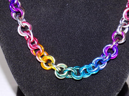 Rainbow convertible Mobius Rope chain