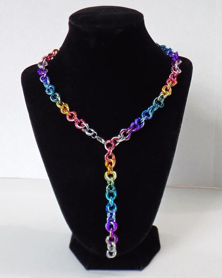 Rainbow convertible Mobius Rope chain