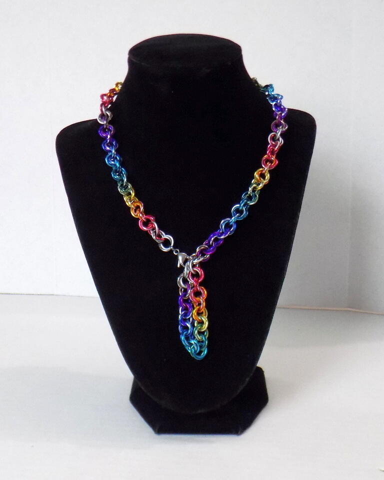 Rainbow convertible Mobius Rope chain