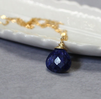 Sapphire Pendant Necklace