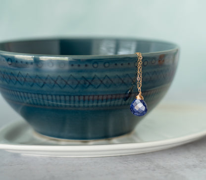 Sapphire Pendant Necklace