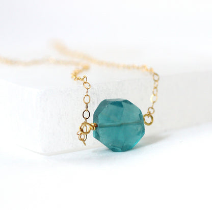 Fluorite Crystal Necklace