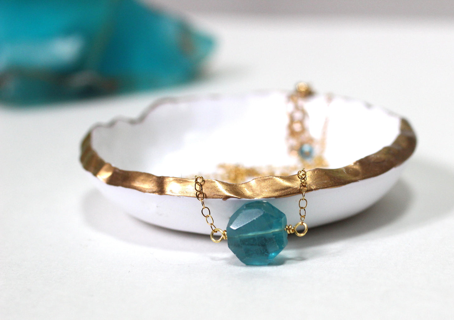 Fluorite Crystal Necklace