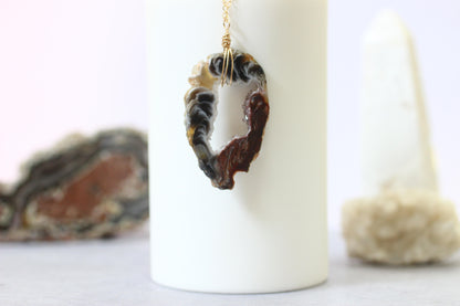 Geode Slice Necklace