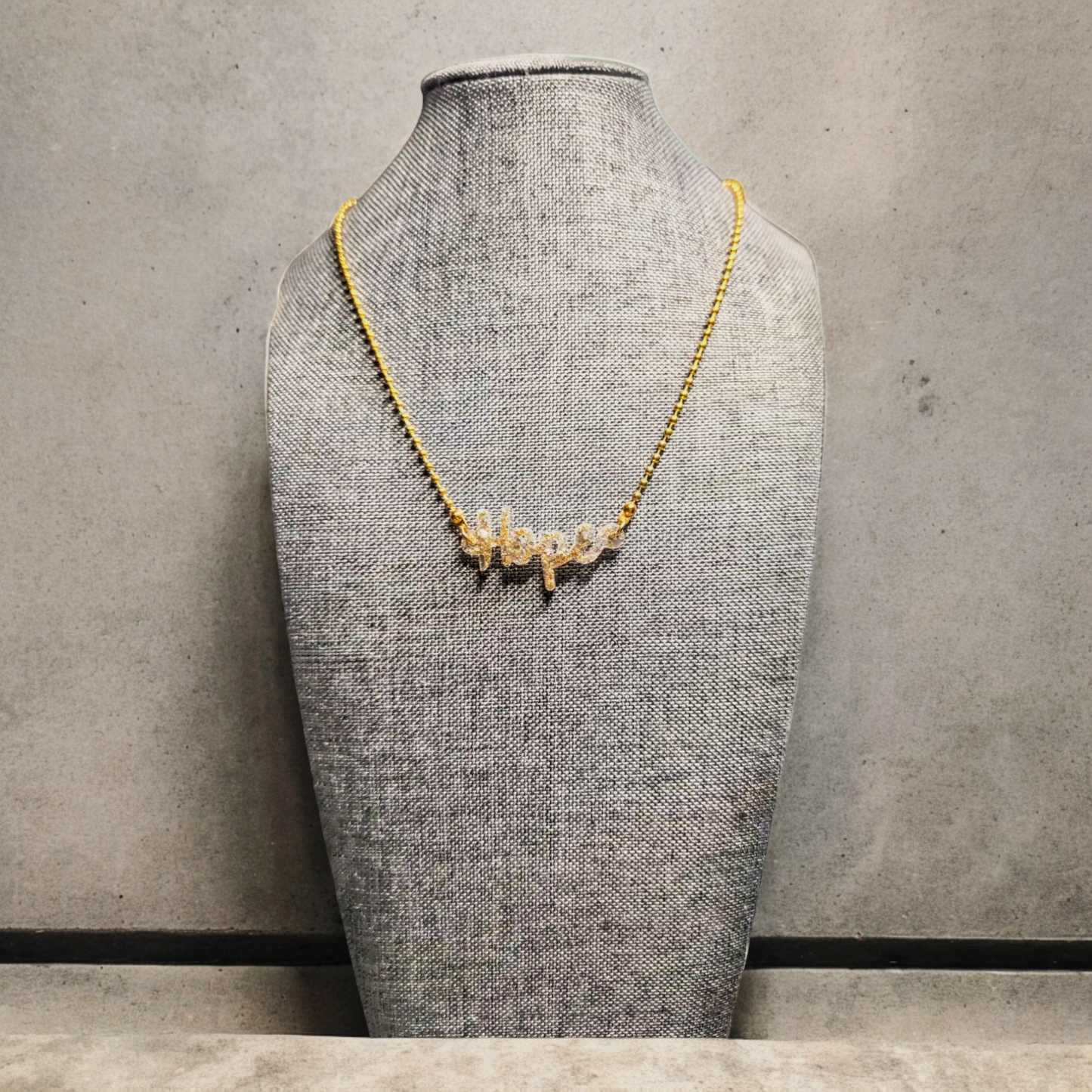 Word Resin Necklace