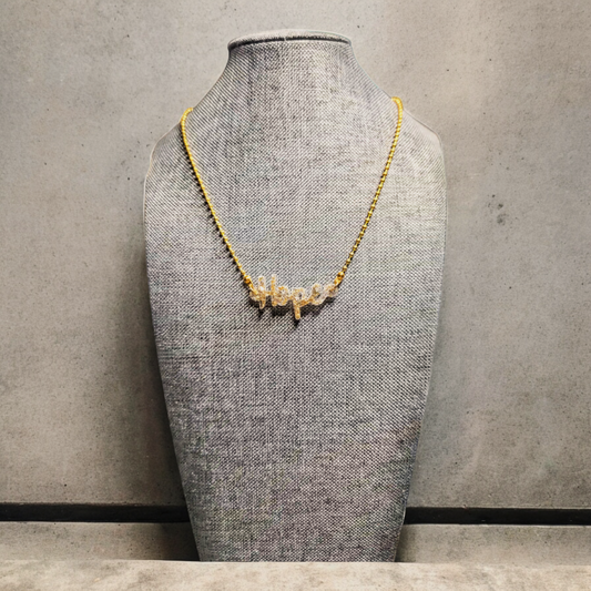 Word Resin Necklace