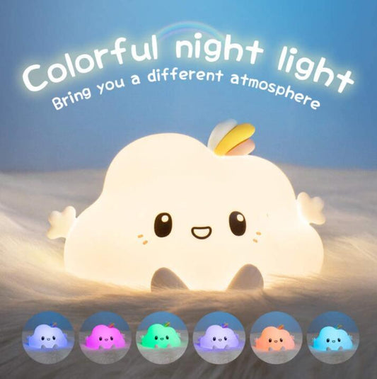Cloud Soft Silicon LED Night Lamp Light
