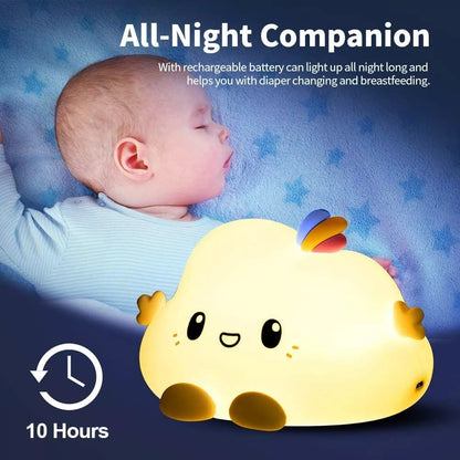 Cloud Soft Silicon LED Night Lamp Light