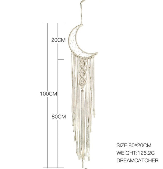 Star Moon Sun Macrame Dream Catcher Boho Home Wall Decor