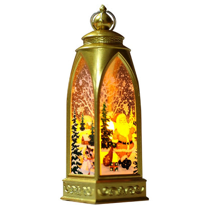 Christmas snowman elk santa night light