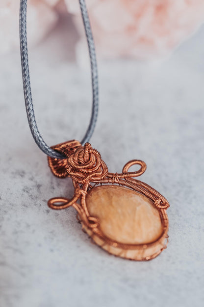 Rose Quartz Necklace, Acorn Necklace, Birthday Gifts, Gifts for Women