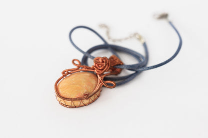 Rose Quartz Necklace, Acorn Necklace, Birthday Gifts, Gifts for Women