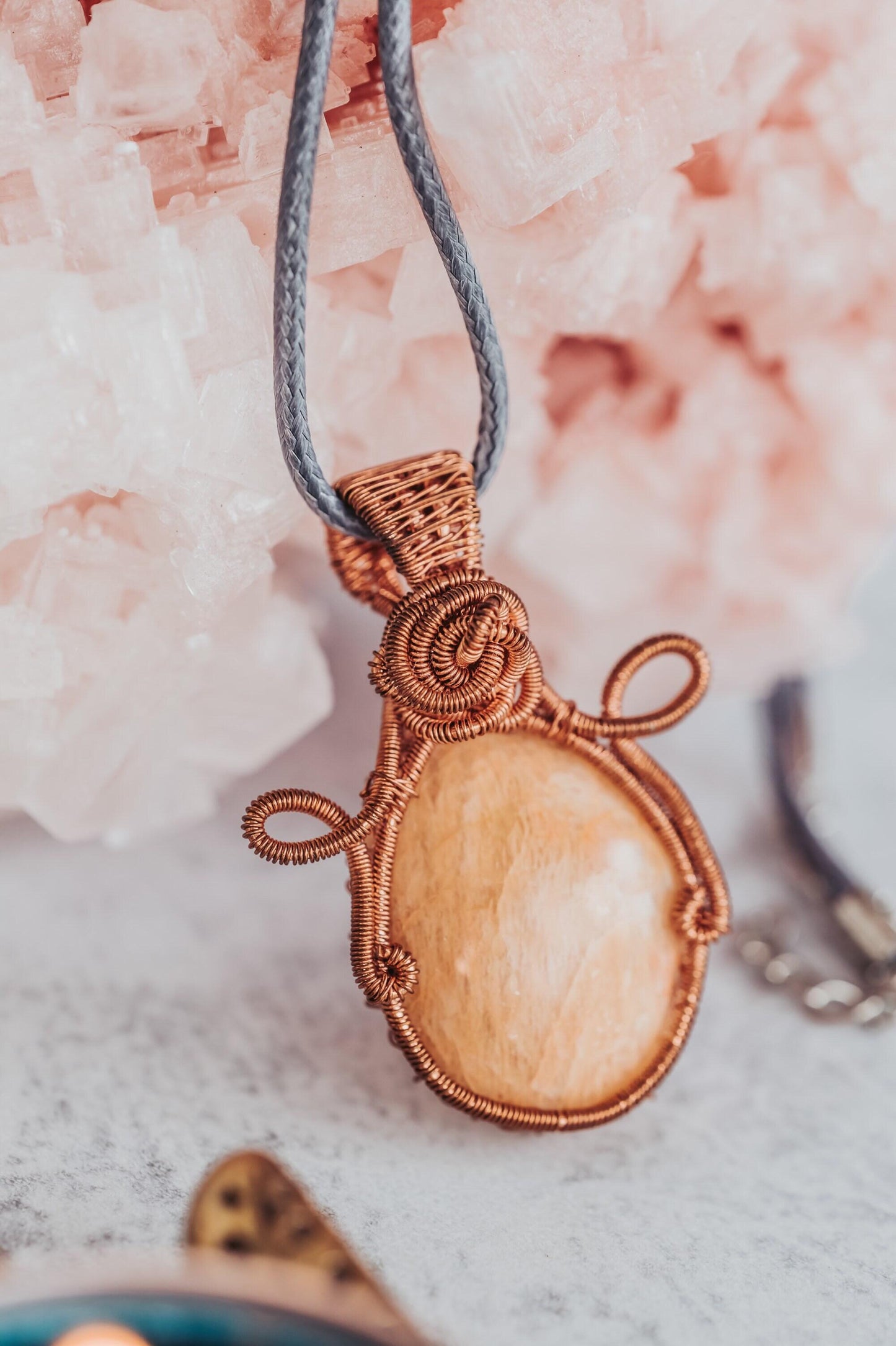 Rose Quartz Necklace, Acorn Necklace, Birthday Gifts, Gifts for Women