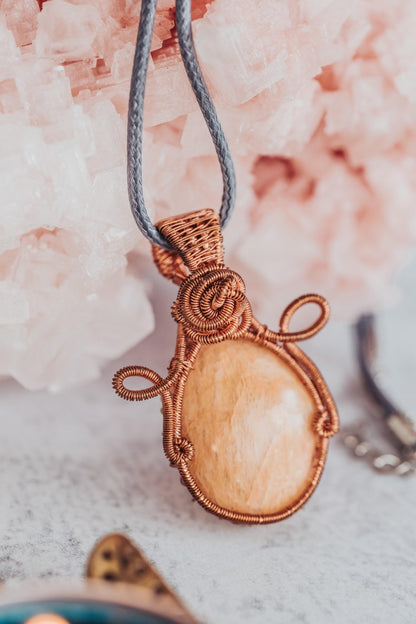 Rose Quartz Necklace, Acorn Necklace, Birthday Gifts, Gifts for Women